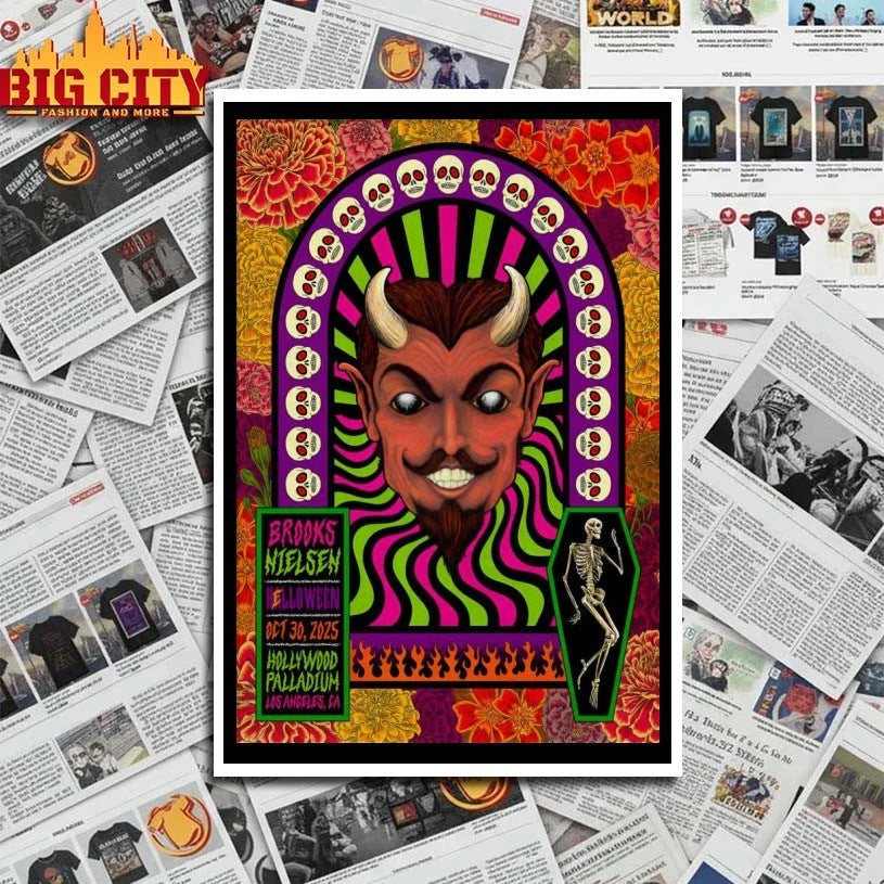 Brooks Nielsen Oct 30 2025 Los Angeles Event Poster shirt