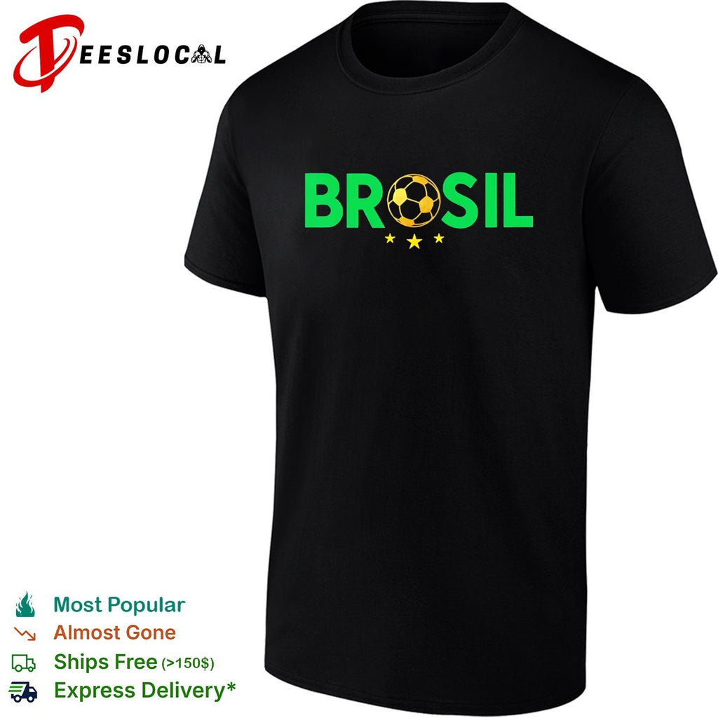 Brosil Brazil soccer ball shirt