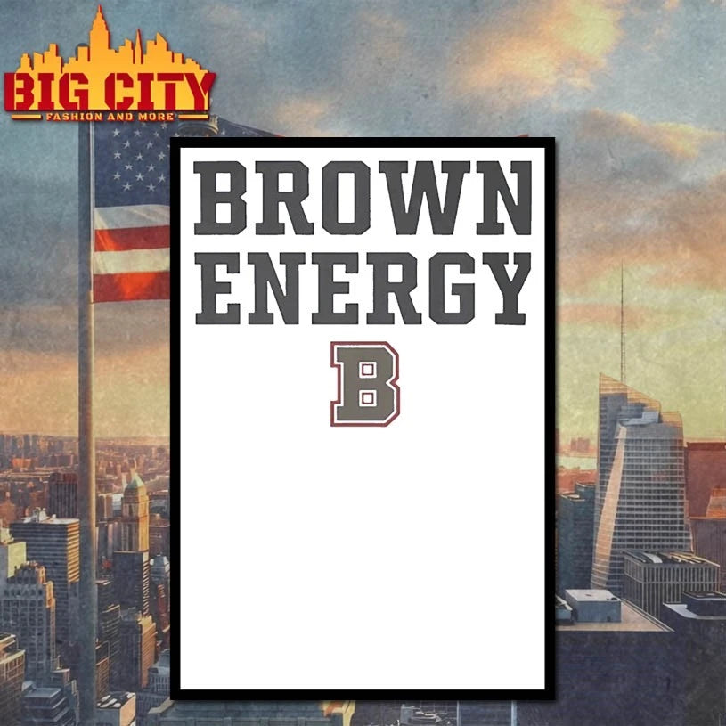 Brown Bears Brown Energy B logo shirt