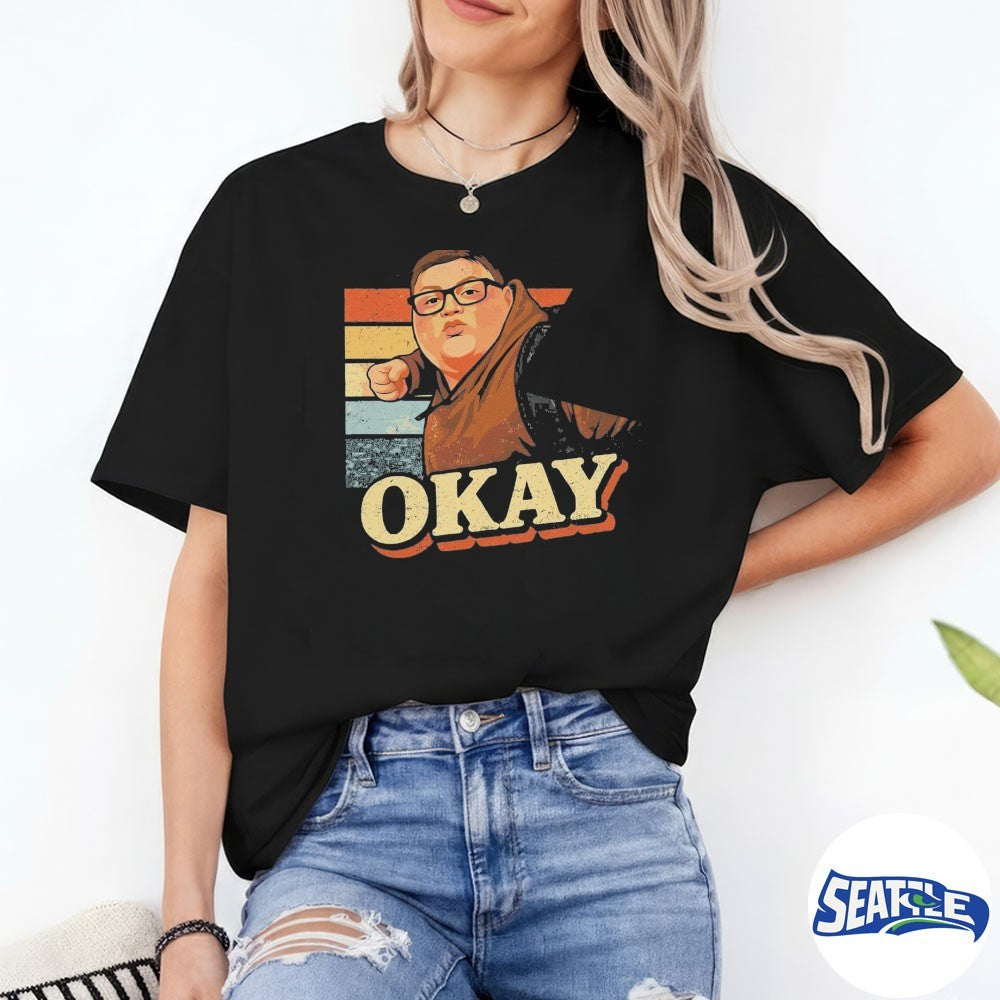 Brown Kid Okay Punch Meme 2026 Viral Reaction Okay Punch Meme Vintage Retro shirt