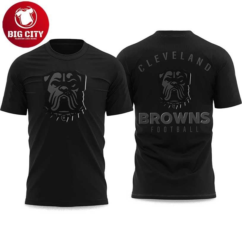 Browns Back In Black 2025 Two Sided Shirt