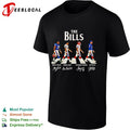 Bruce Smith Andre Reed Thurman Thomas Jim Kelly Buffalo Bills walking across shirt