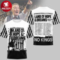 Bruce Springsteen Land Of Hope And Dreams Tour No Kings Two Sided Shirt