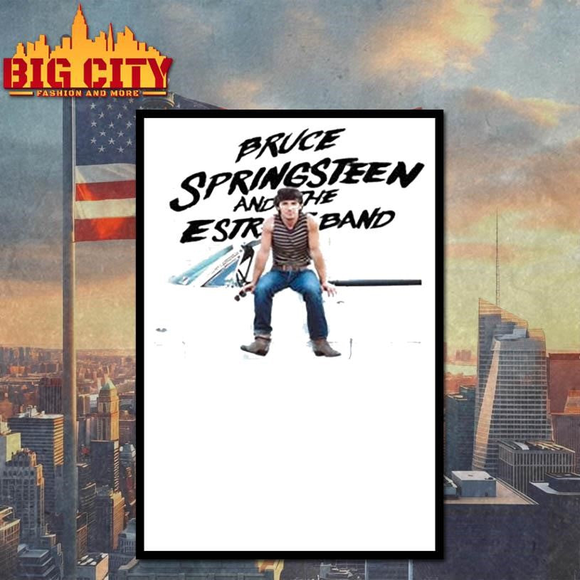Bruce Springsteen Store Shop Retro Born In The U.S.A. Photo Shirt