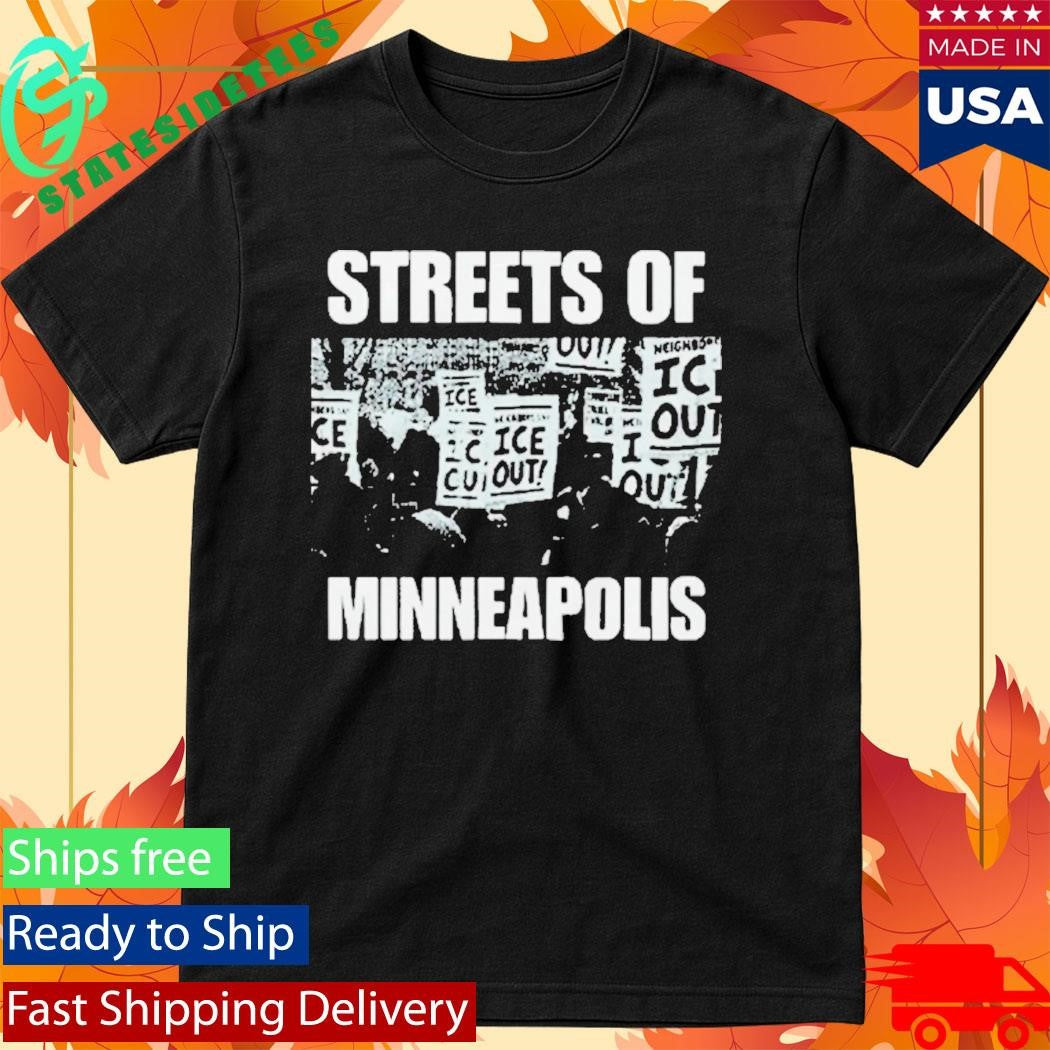 Bruce Springsteen Streets Of Minneapolis ICE Out Shirt