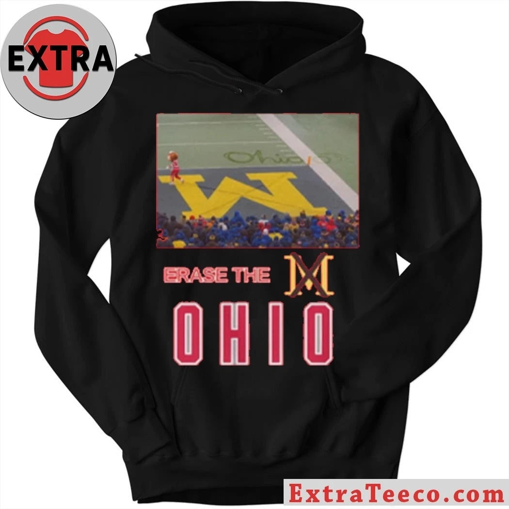 Brutus Buckeye Ohio State Snow Erase The M Shirt