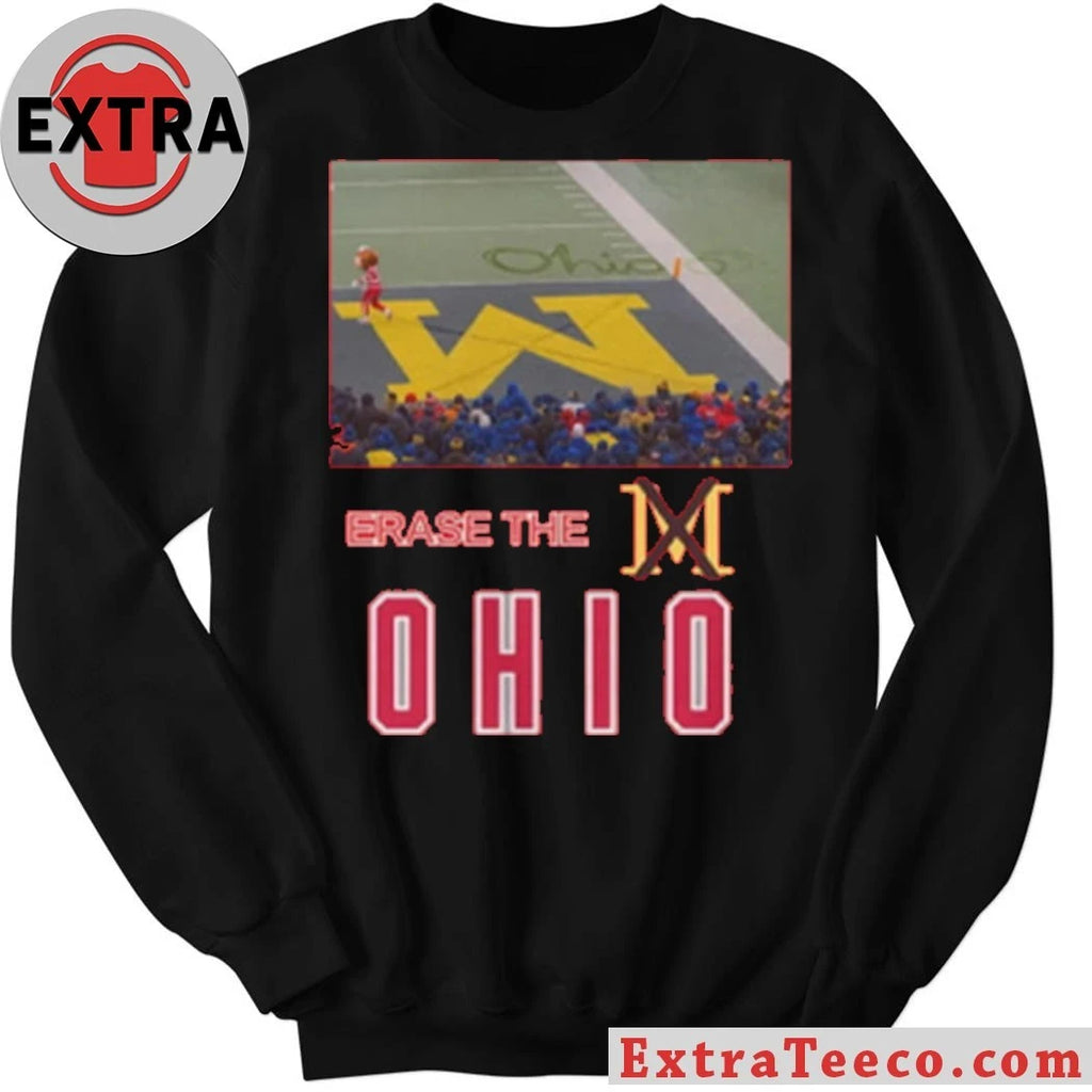 Brutus Buckeye Ohio State Snow Erase The M Shirt