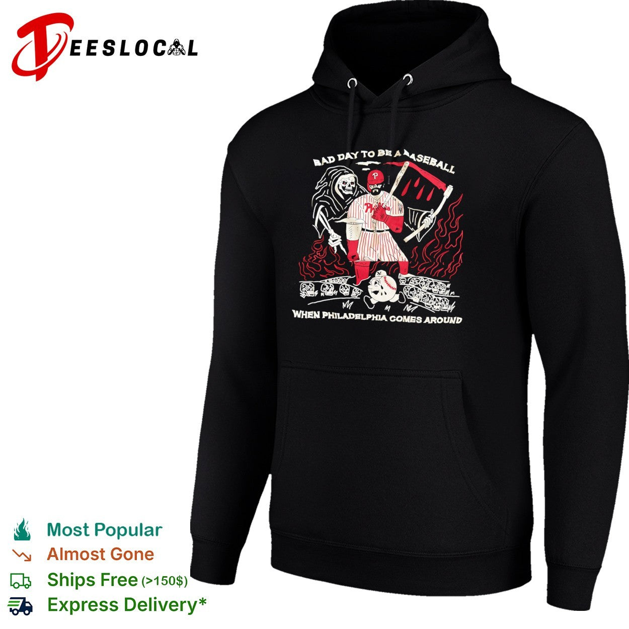 Bryce Harper Bad Day to be a Baseball when Philadelphia Comes Around shirt