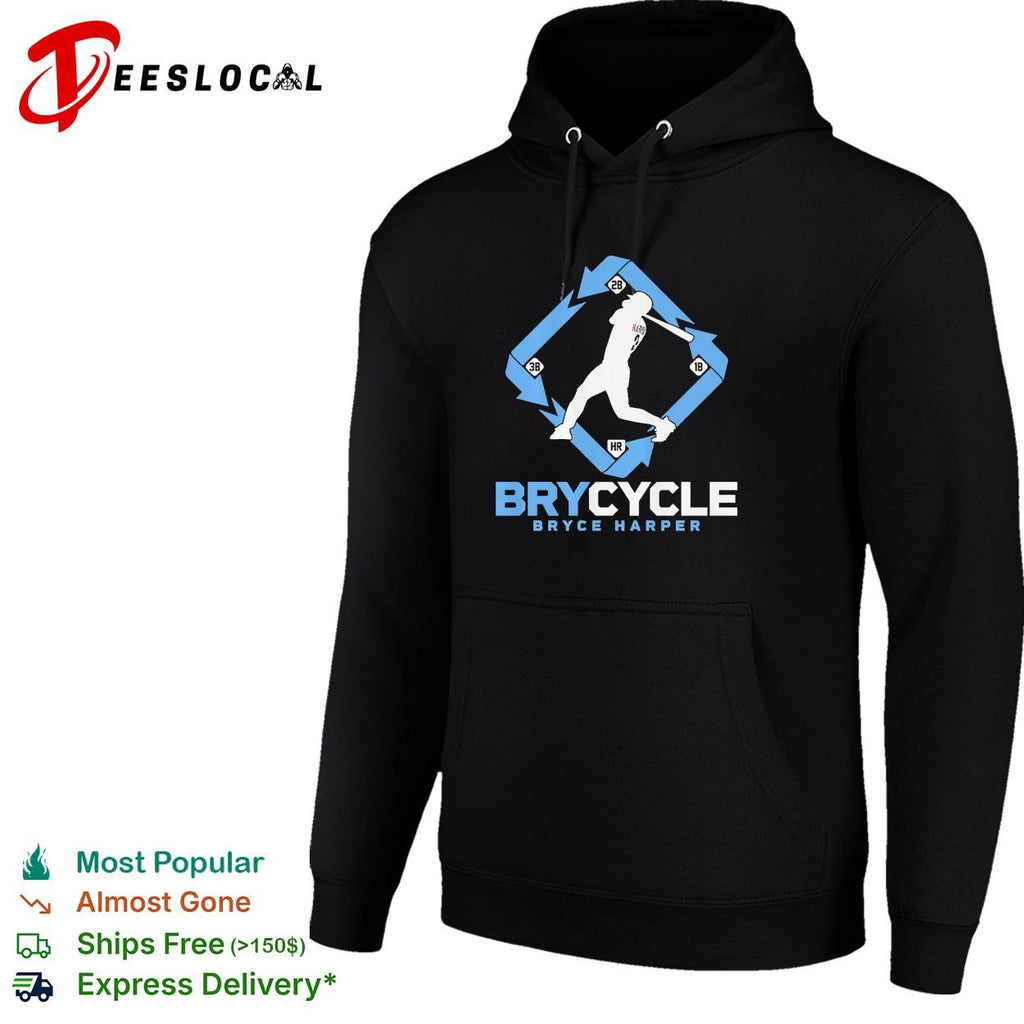 Bryce Harper Philadelphia Phillies Brycycle baseball shirt