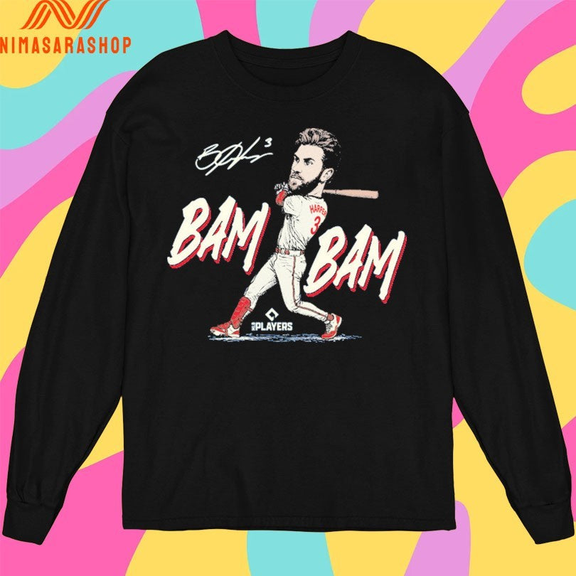 Bryce Harper Philadelphia Phillies Mlb Royal Bam Bam Shirts