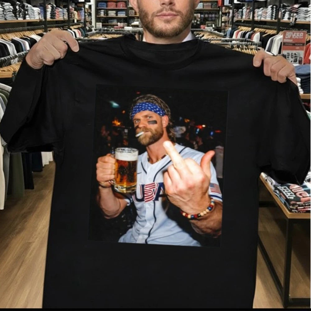 Bryce Harper Team USA WBC after hours middle finger T-Shirt