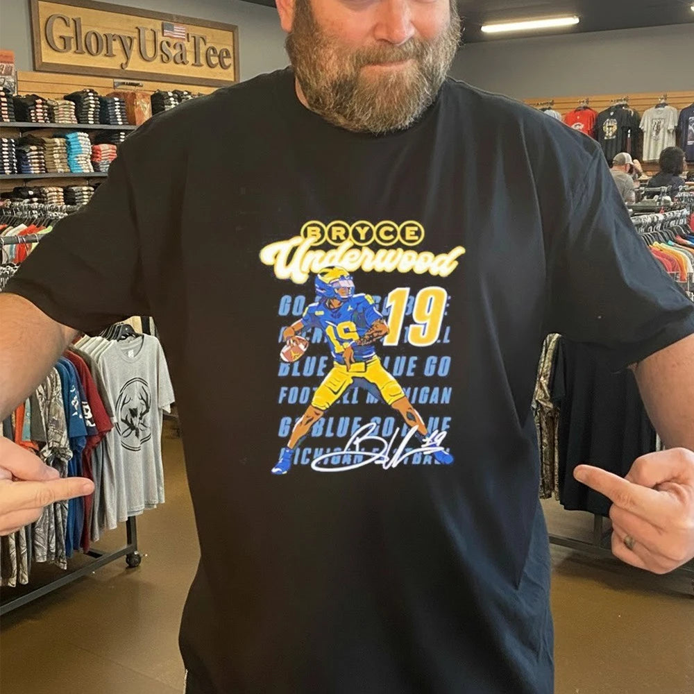 Bryce Underwood Michigan Wolverines football signature 2026 Shirt