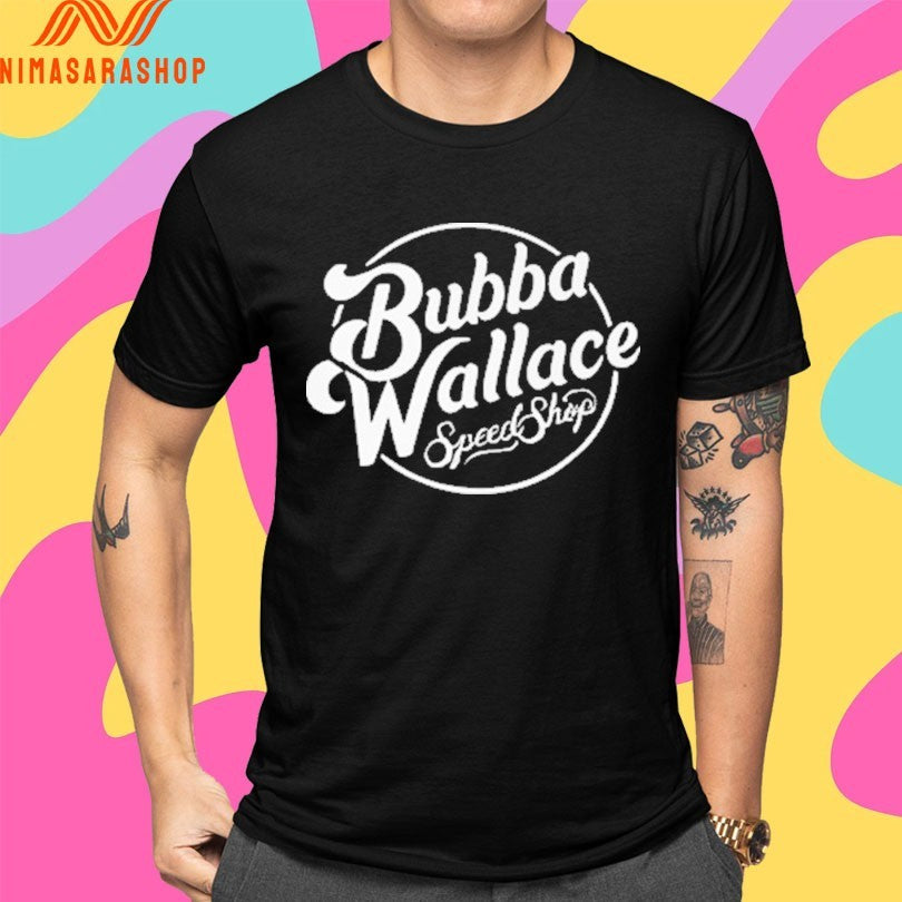 Bubba Wallace Speed Shop Logo Shirts