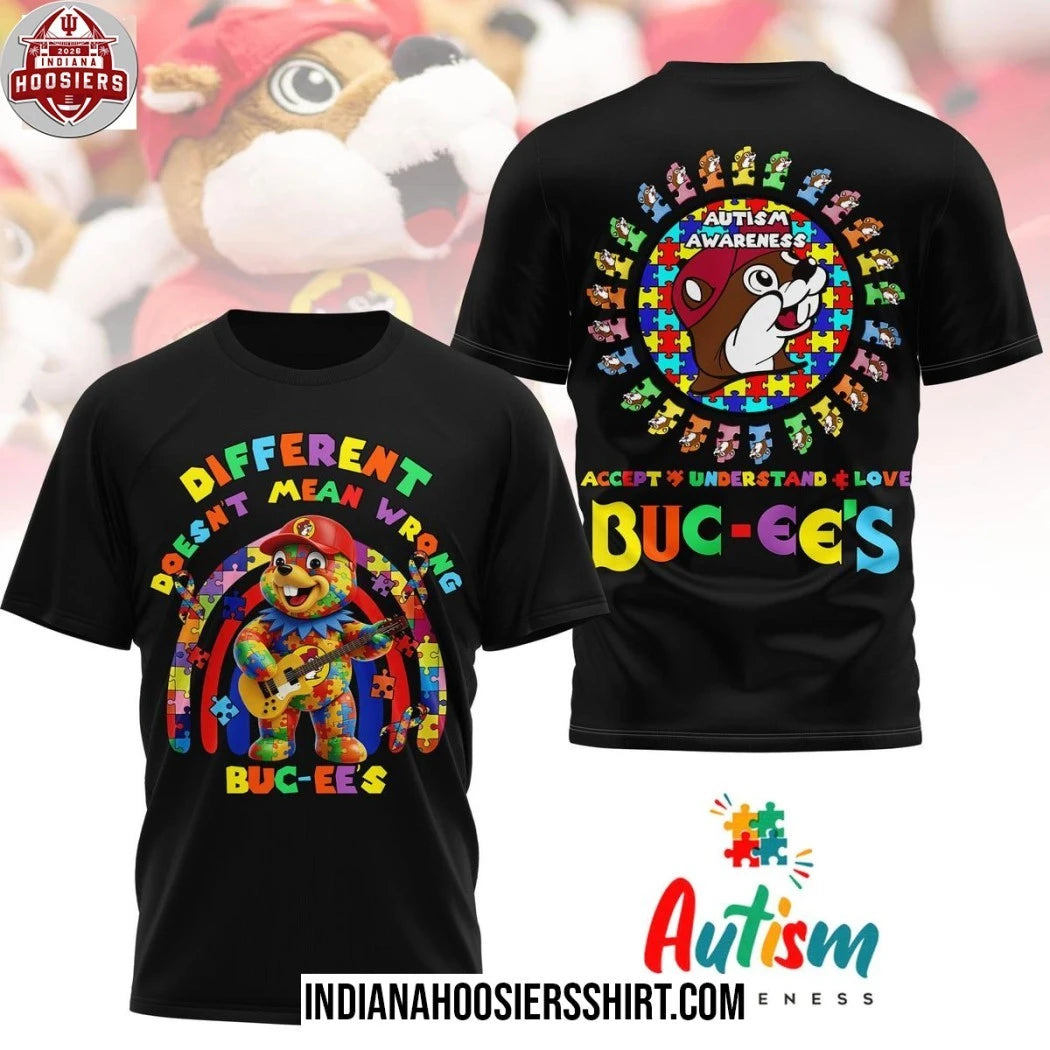 Buc ee’s Autism Awareness Accept Understand Love 2026 Two Sided T-Shirt