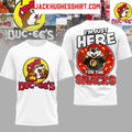 Buc-ee’s I’m Just Here For The Snacks Logo Two Sided Hoodie T-Shirt