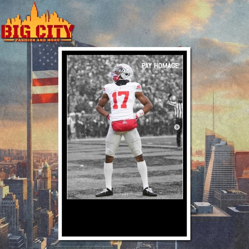 Buckeyes Carnell Tate Standing shirt