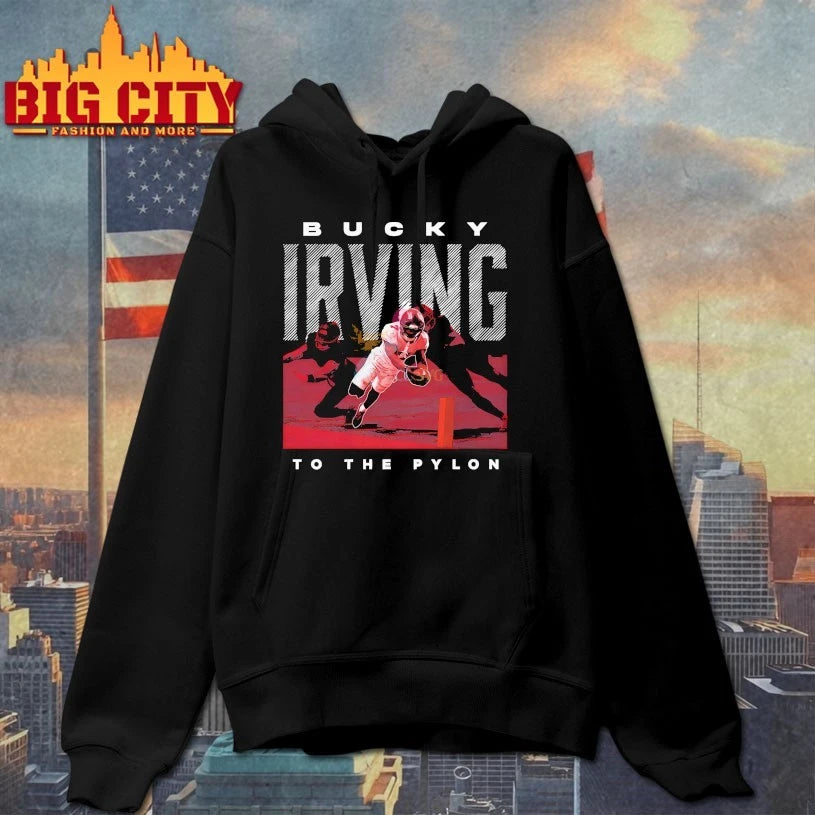 Bucky Irving Tampa Bay To The Pylon Football Shirt