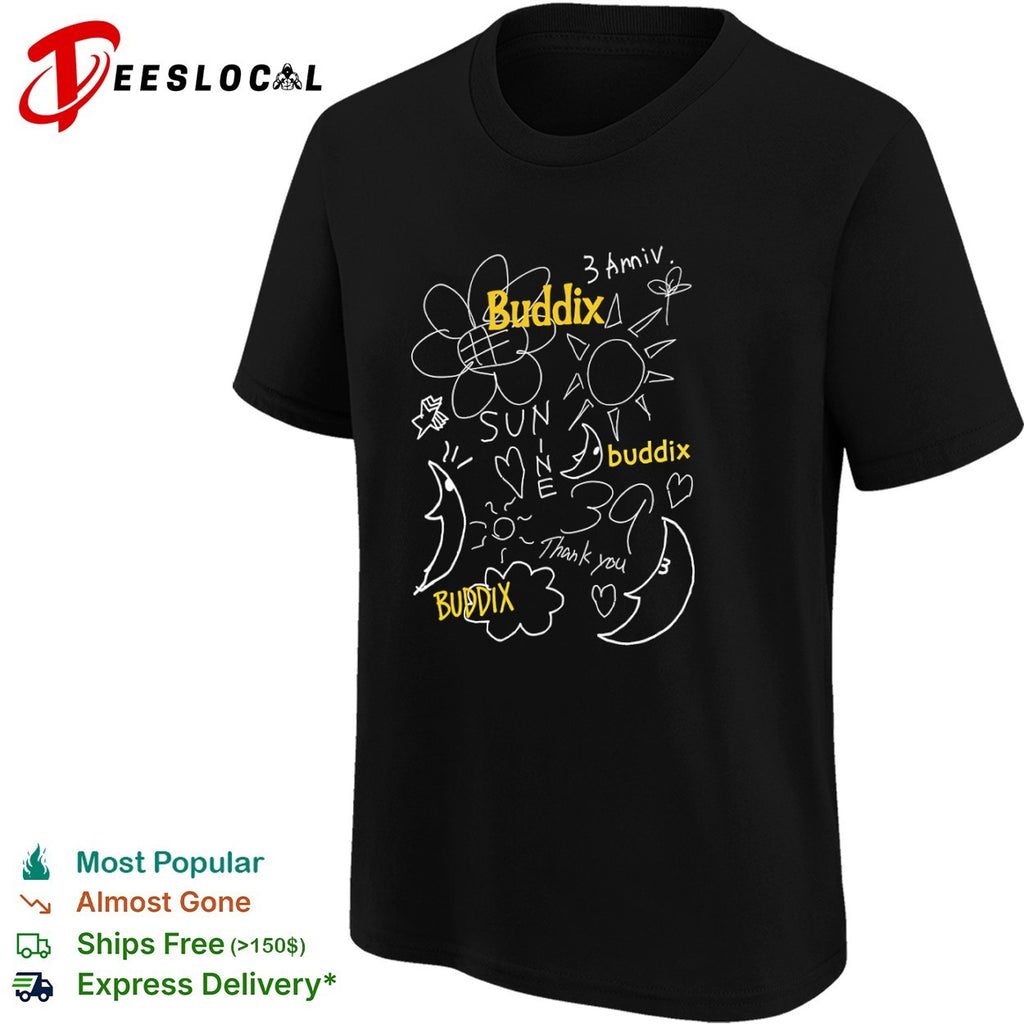 Buddix 3 Anniv Sunshine Thank you 39 Buddix shirt