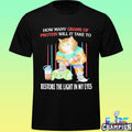 Buff Cat How Many Grams Of Protein Will It Take To Restore The Light In My Eyes Shirt