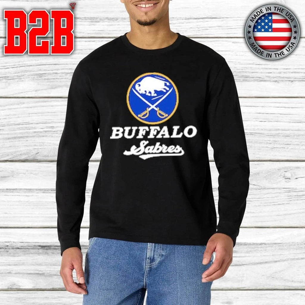 Buffalo Sabres Levelwear Black Team Surge Luxe Signature Knit Shirt