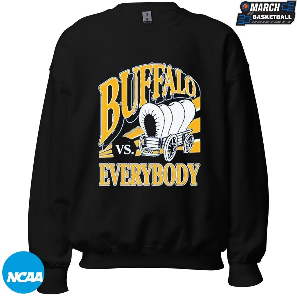 Buffalo Sabres Vs. Everybody Covered Wagon T-Shirts