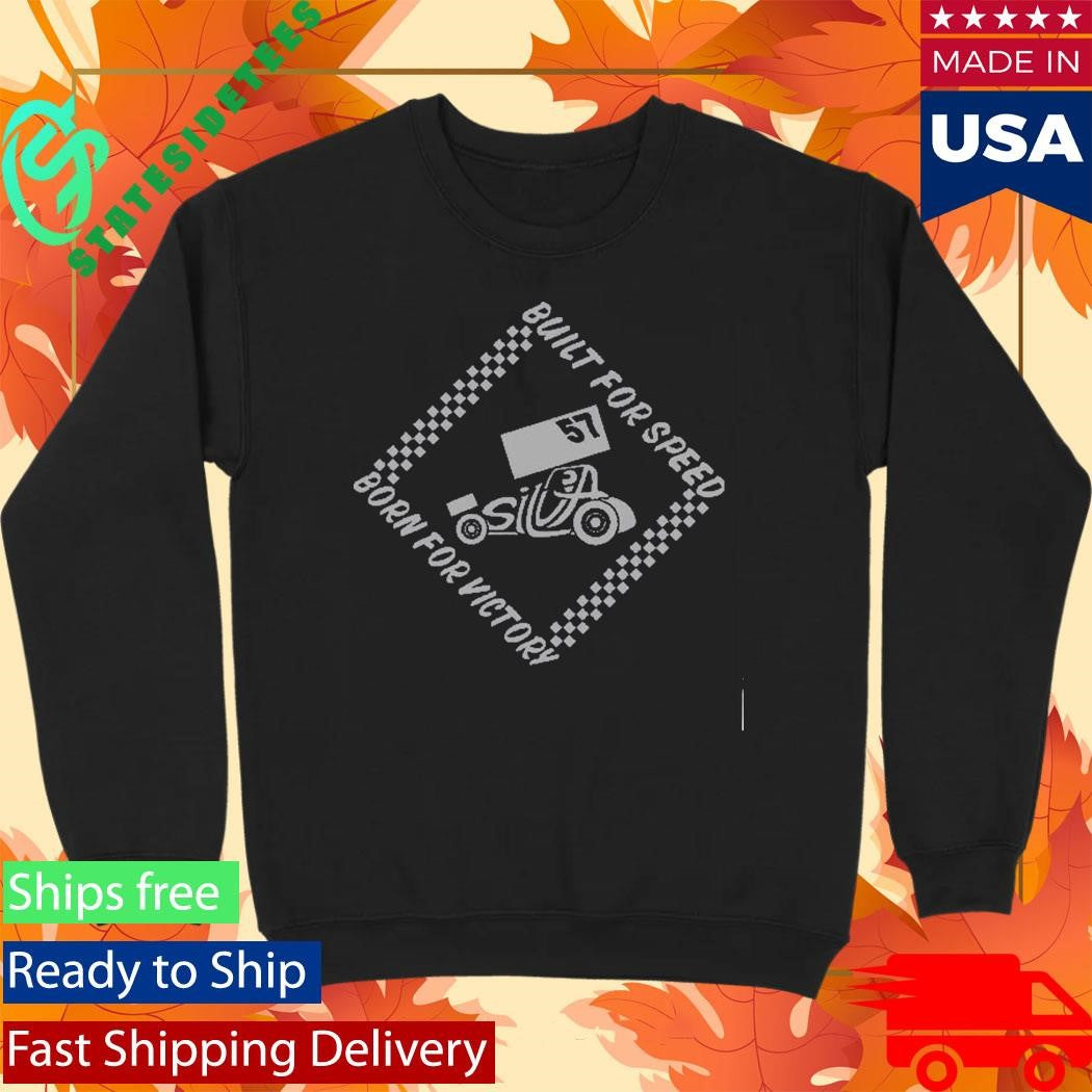 Built For Speed Design Maroon Shirt