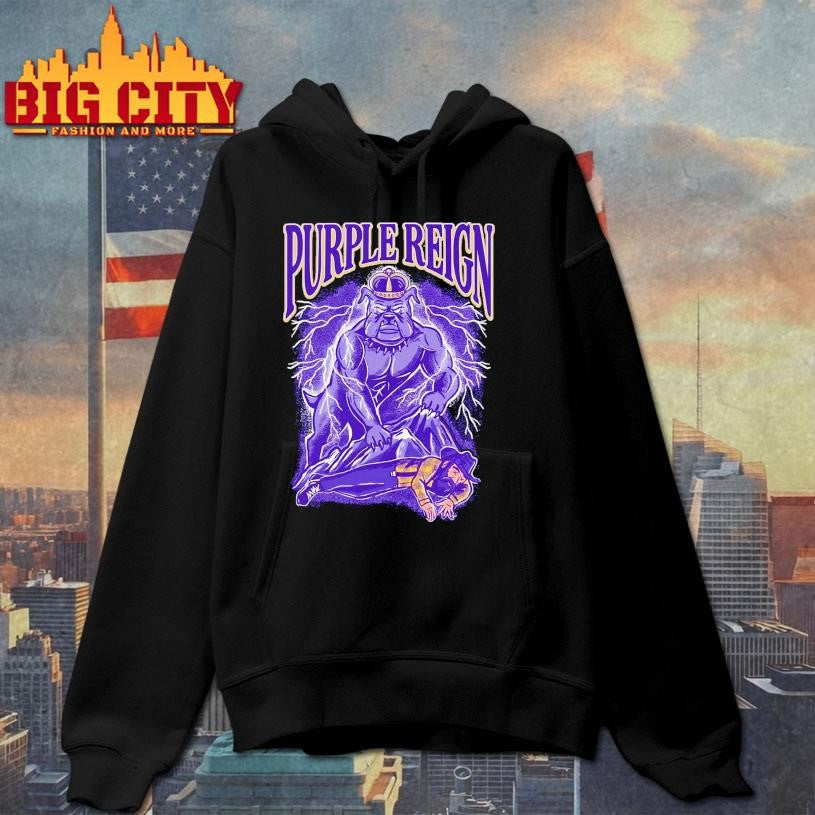 Bulldog Mascot Purple Reign Pocket 2025 Shirt