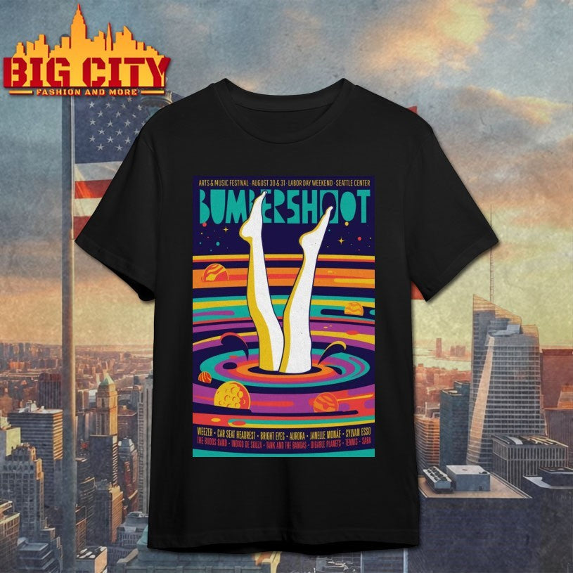 Bumbershoot Arts And Music Festival Aug 30-31 2025 Labor Day weekend at Seattle Center Poster Shirts