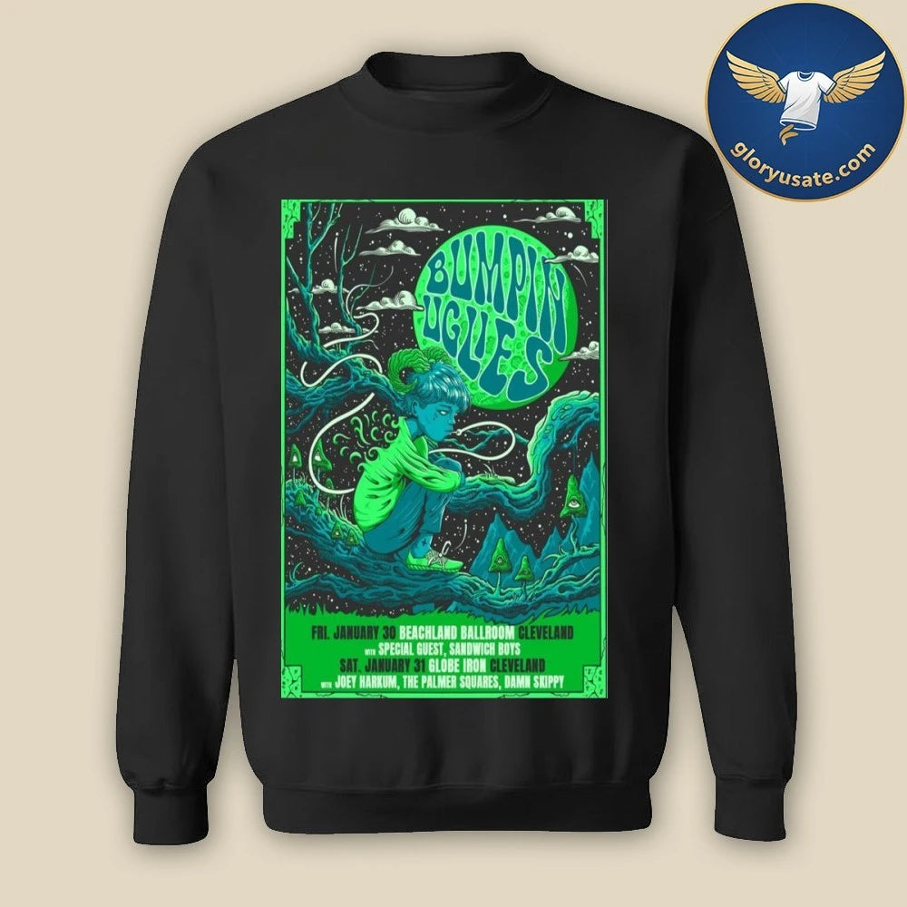Bumpin Uglies Cleveland, Ohio January 30-31 2026 Concert Poster Shirt