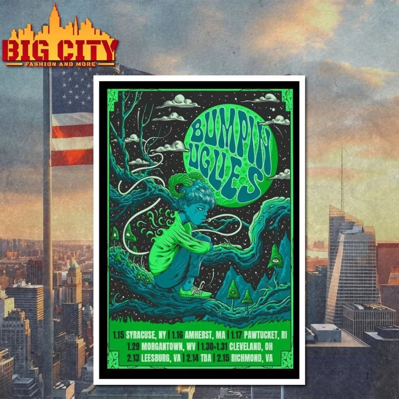 Bumpin Uglies Ice Cold Winter Live Show 2026 Poster Shirt