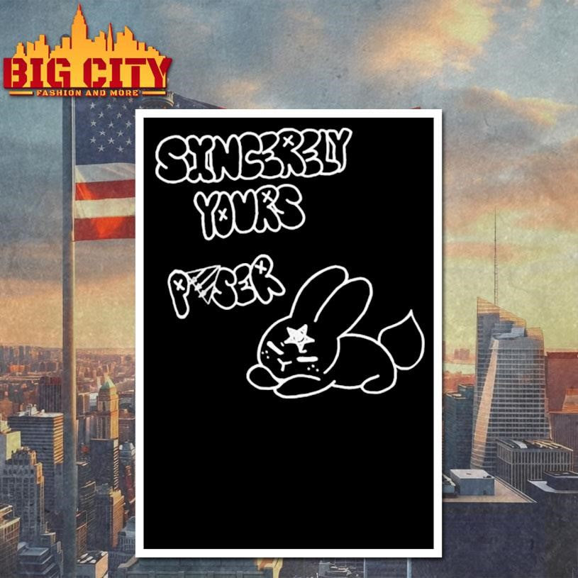 Bunny Sincerely Yours Poser shirt