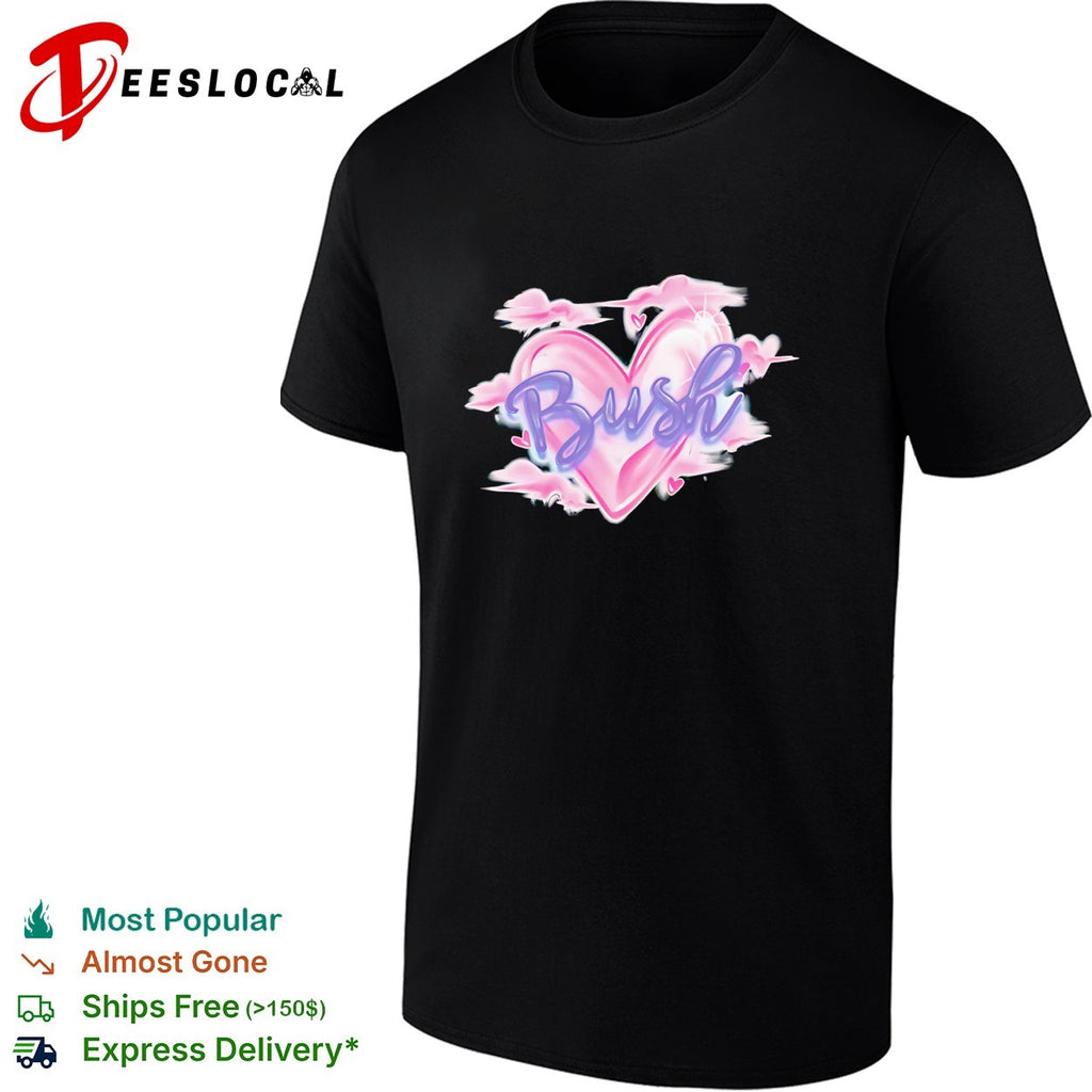 Bush airbrush heart shirt