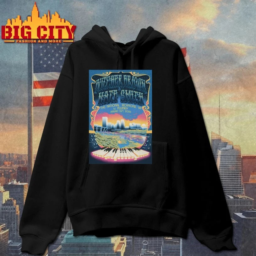 Butcher Brown And Nate Smith Event Richmond On Jan 24 2026 Poster shirt