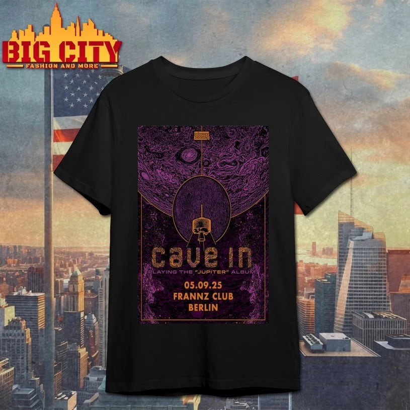 CAVE IN Frannz Club, Berlin, Germany Live Sept 05 2025 Poster shirt