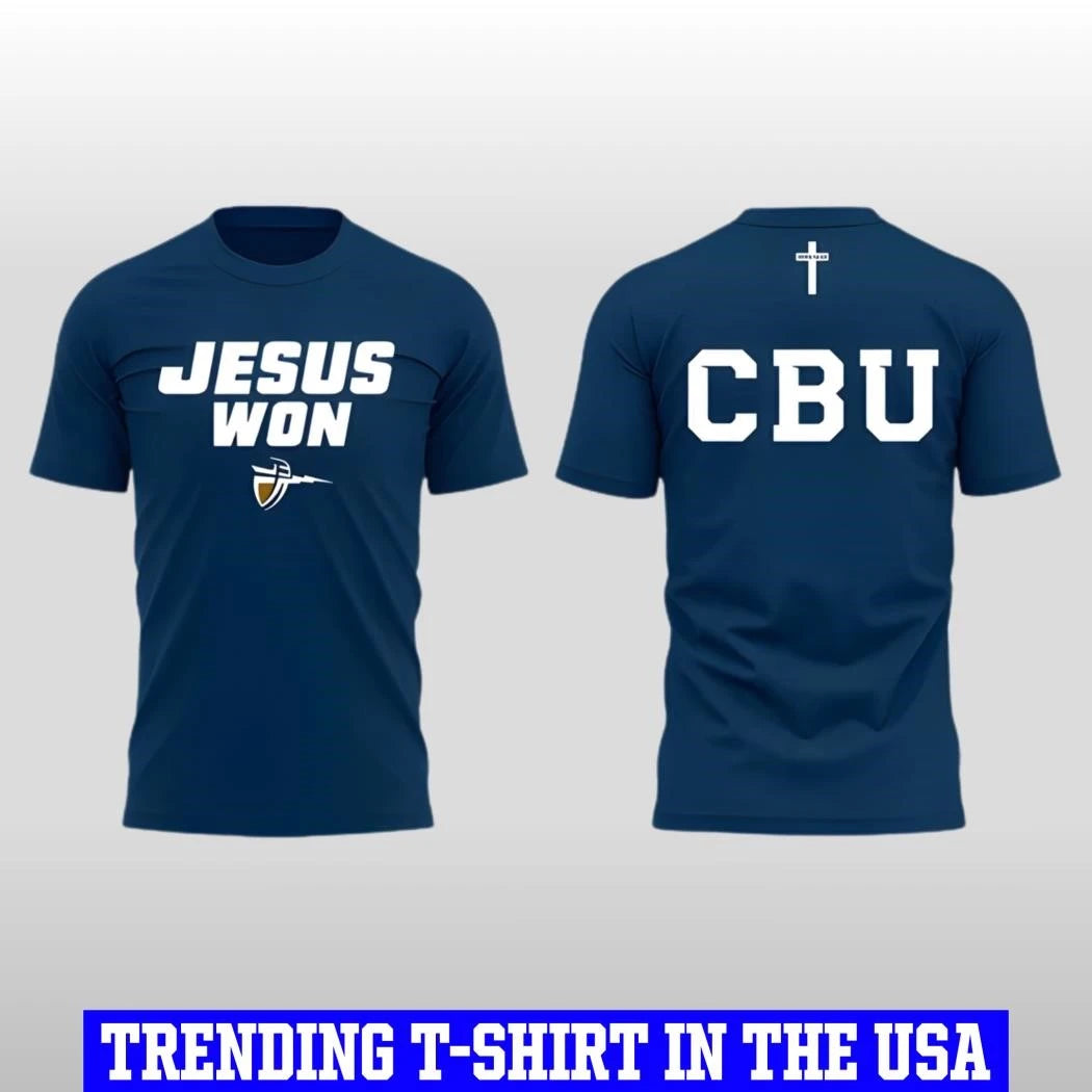 CBU Baseball JESUS WON Shirt
