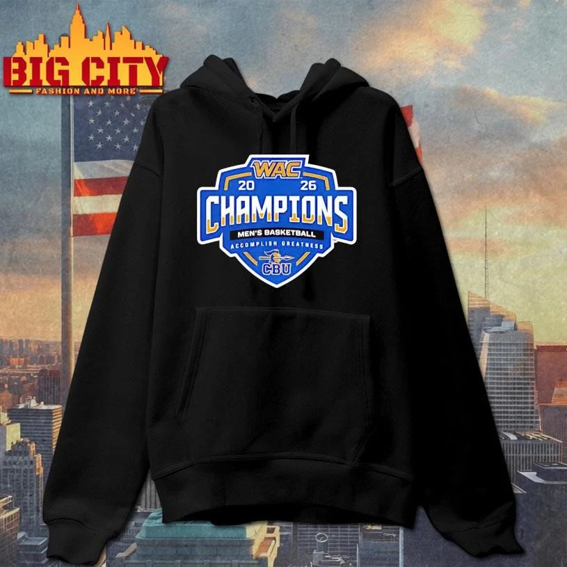 CBU Basketball WAC Champions 2026 Shirt