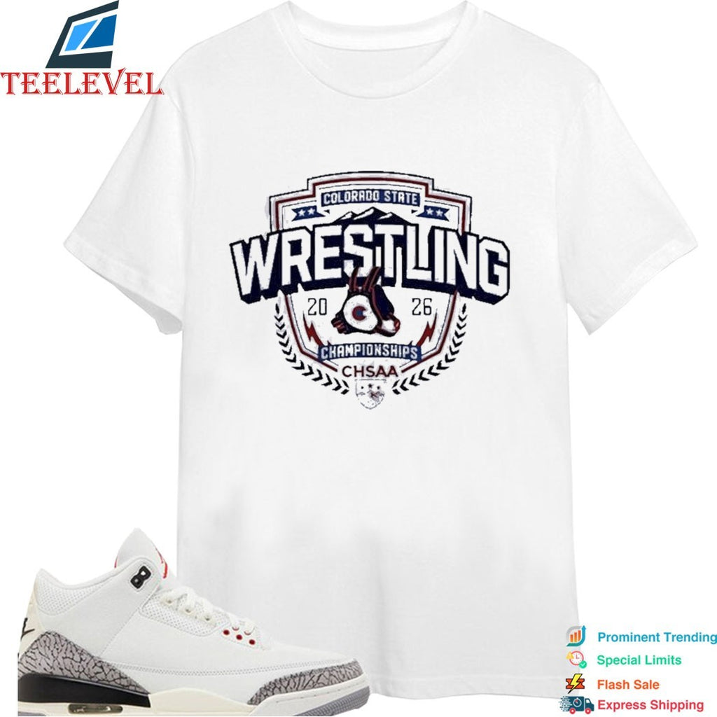 CHSAA Colorado State Championships Wrestling 2026 T-shirts