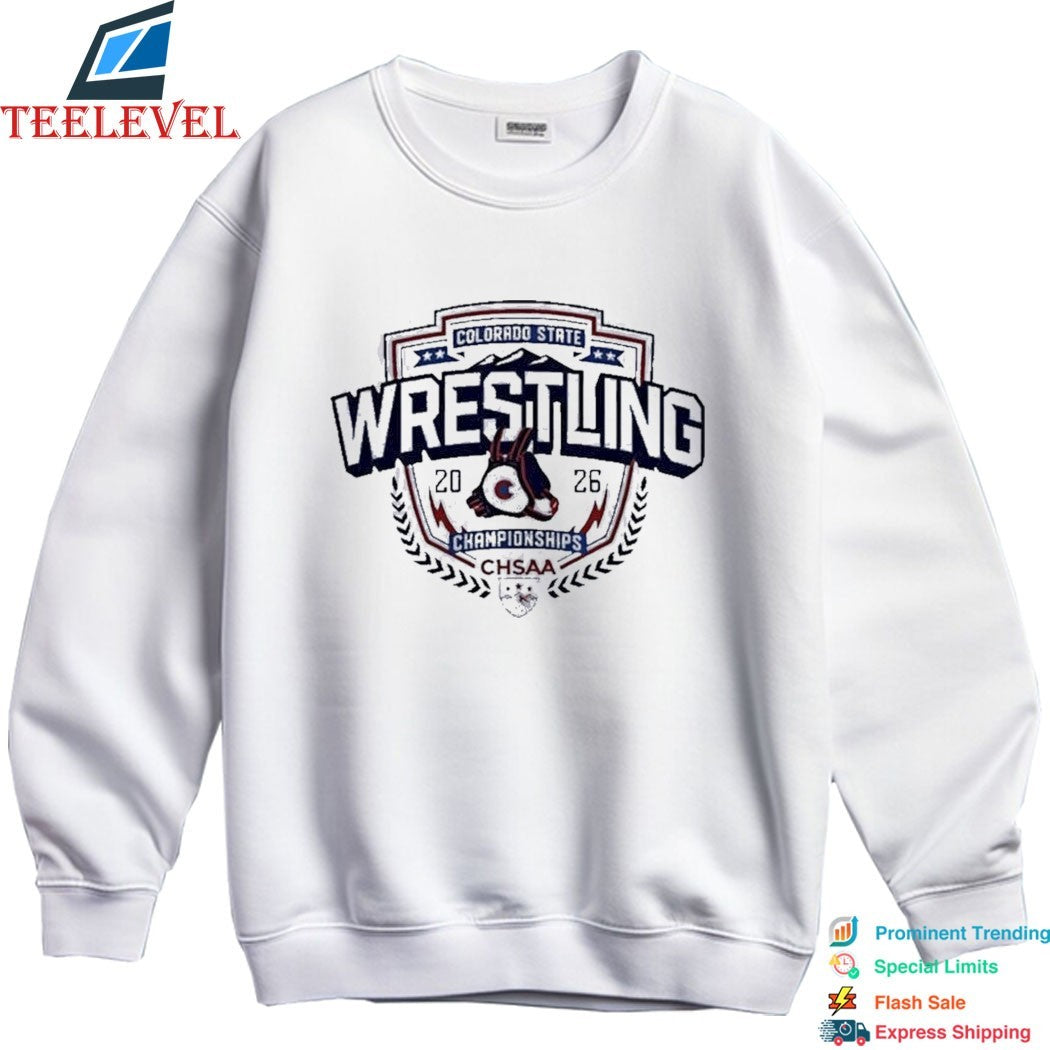 CHSAA Colorado State Championships Wrestling 2026 T-shirts
