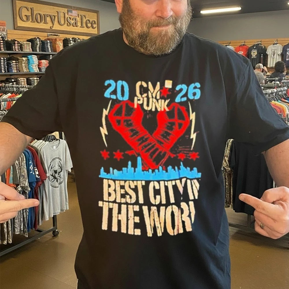 CM Punk Best City in the World 2026 shirt