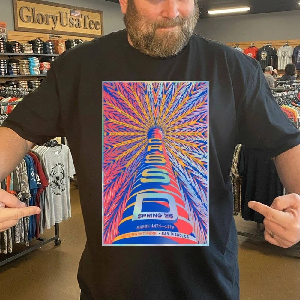 CRSSD Fest Spring Tour 2026 Waterfront Park San Diego, CA Shirt