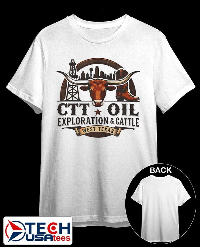 CTT Oil Exploration and Cattle shirt
