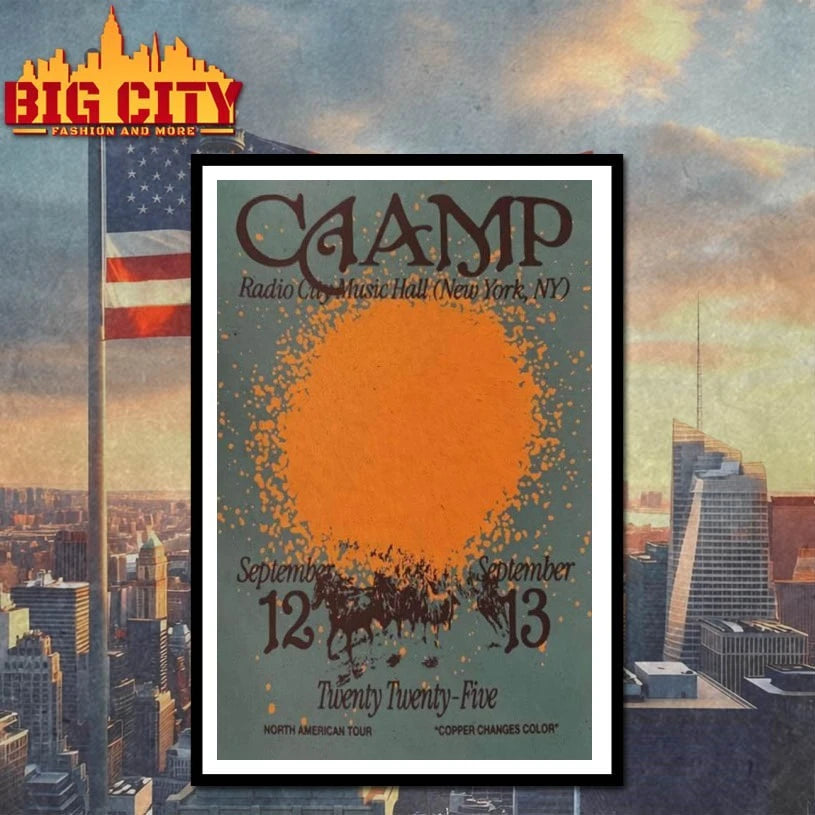 Caamp In New York Sep 12 – 13, 2025 Poster shirt