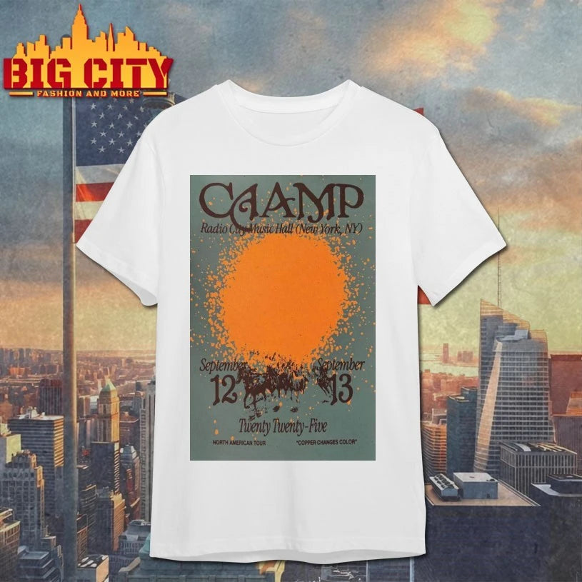 Caamp Tour New York, NY 2025 Poster shirt