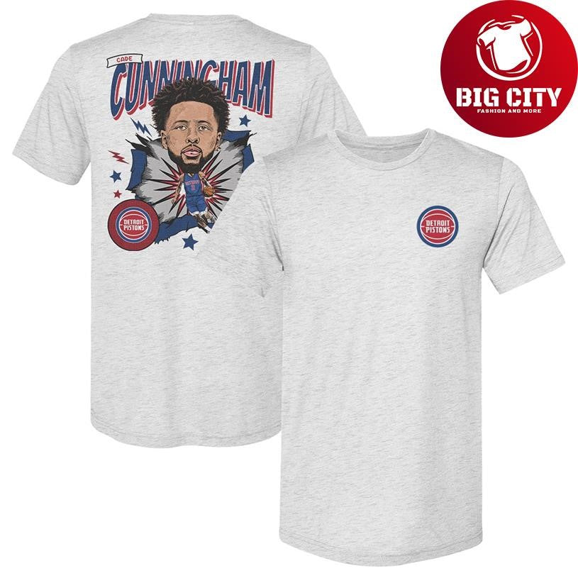 Cade Cunningham Detroit Pistons Caricature 2 side Shirt