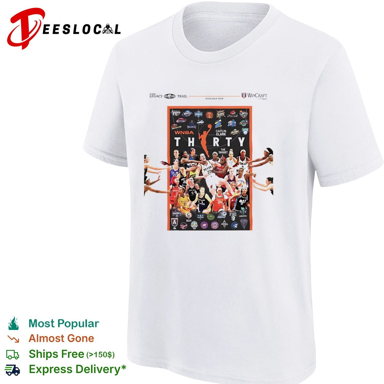 Caitlin Clark Indiana Fever WNBA Thirty the Target sports basketball shirt