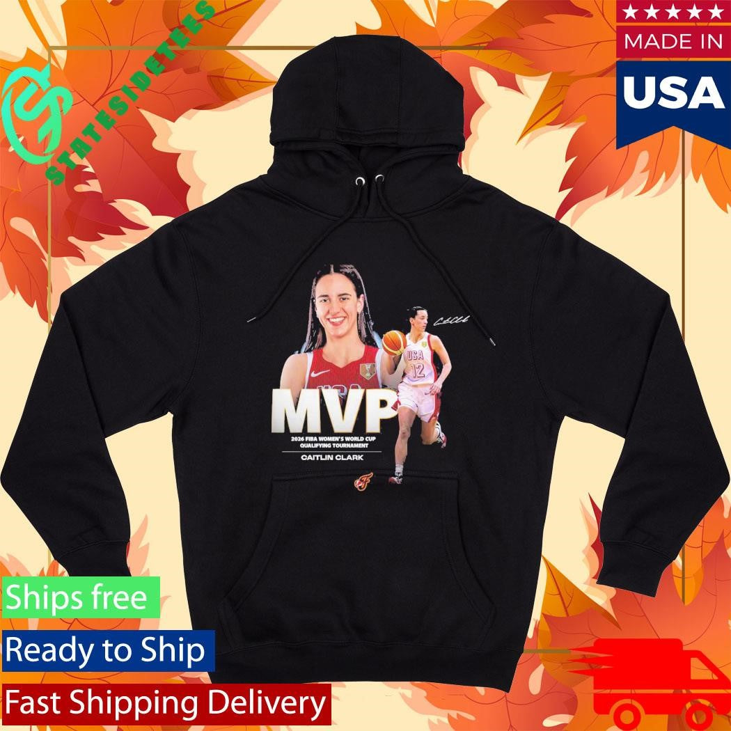 Caitlin Clark MVP 2026 FIBA Women’s World Cup Qualifying Tournament Signature T-Shirt