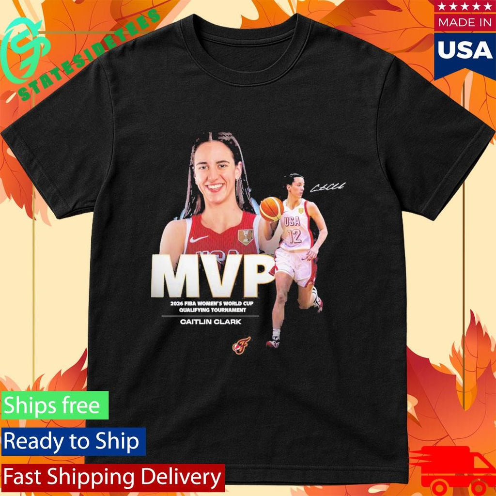 Caitlin Clark MVP 2026 FIBA Women’s World Cup Qualifying Tournament Signature T-Shirt