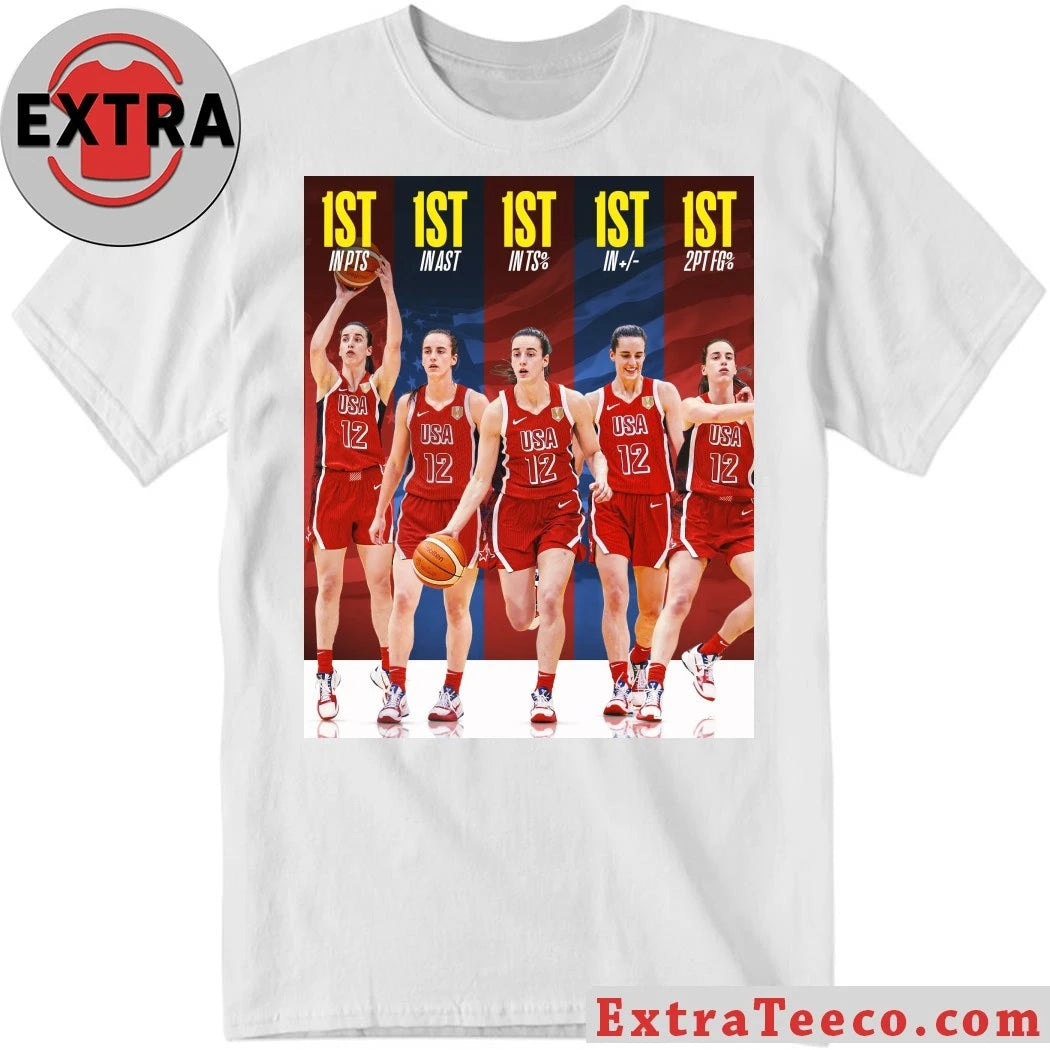 Caitlin Clark has been running the show for Team USA, and the numbers back it up Shirt