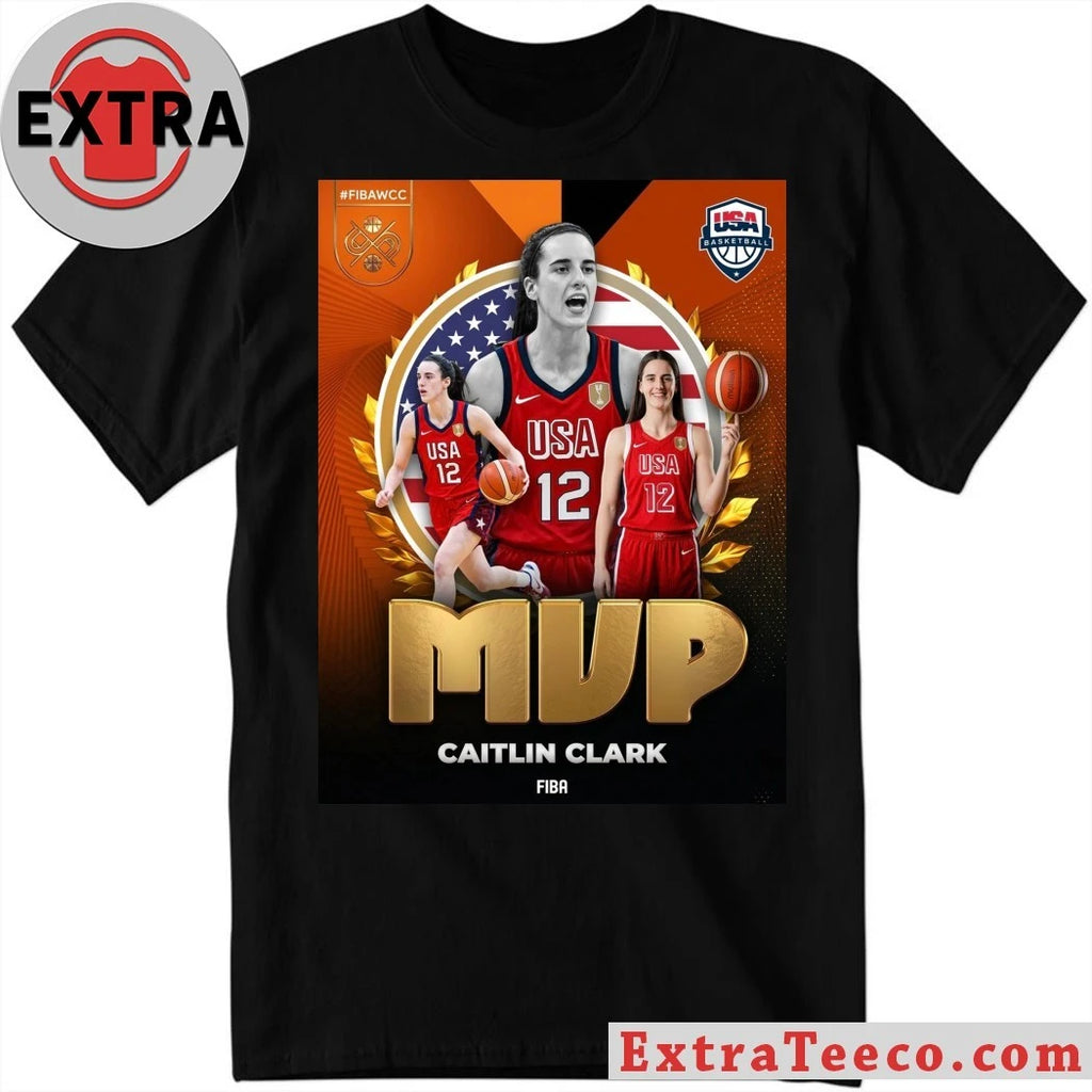 Caitlin Clark was named MVP of the FIBA 2026 World Cup Qualifying Tournament after leading Team USA Shirt