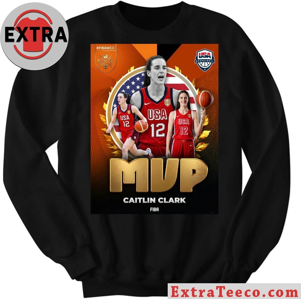 Caitlin Clark was named MVP of the FIBA 2026 World Cup Qualifying Tournament after leading Team USA Shirt